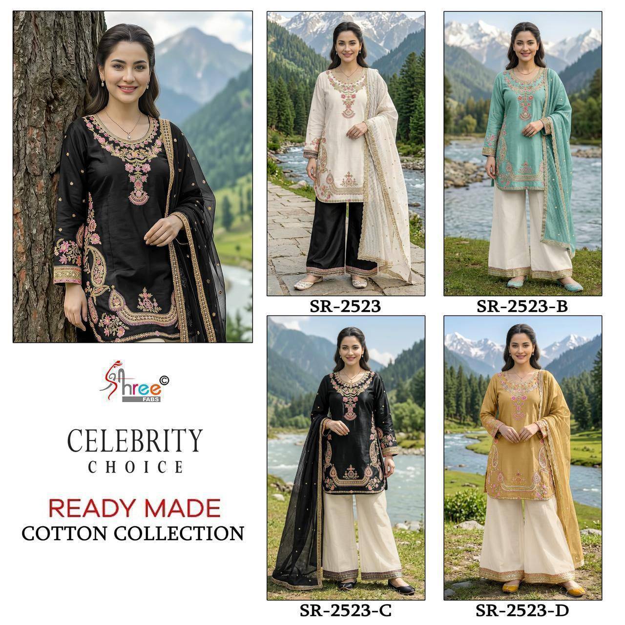 SR-2523 by Shree Fabs 2523 A to 2523 D series 
